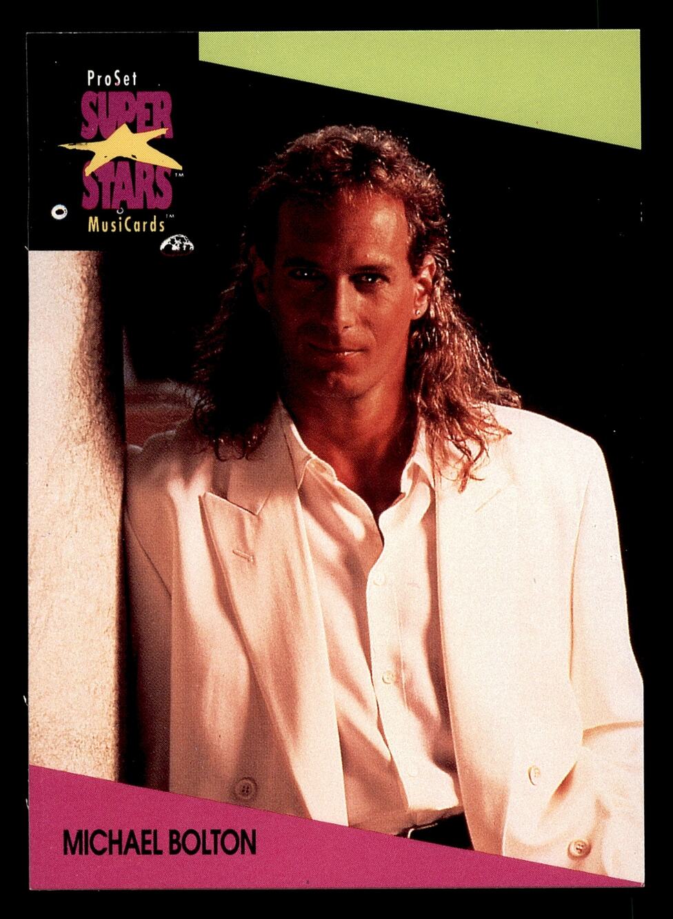 1991 Pro Set SuperStars MusiCards #34 Michael Bolton Card